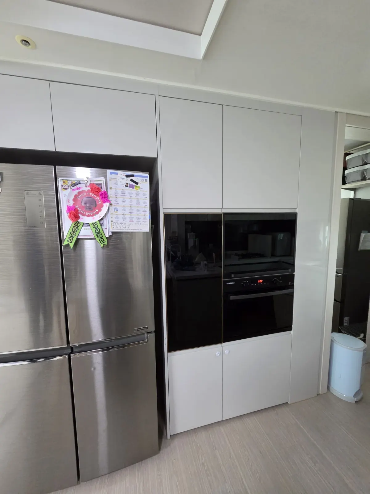 냉장고장 built-in 라인 맞춤 시공 정면